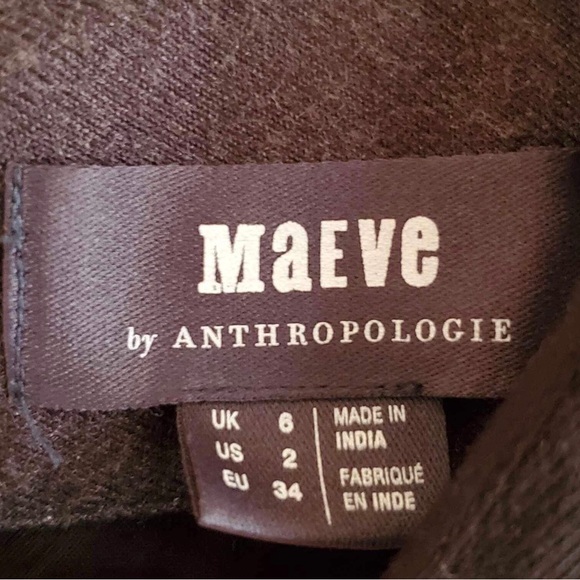 Anthropologie Patterned Bliss Alva Dress EUC SIZE 2 - Picture 5 of 8